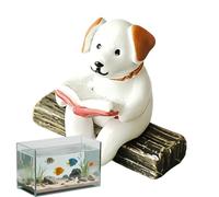 Générique Mini Aquarium Animals - Waterproof Cute Tiny Resin Tank Decorations | Detailed Mini Figures for Fish Tank, Reptile, Shrimp, Axolotl, Gecko Frog, Snake Habitat Or Decor