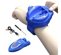 Générique Mini Bateau Télécommandé RC - Rapide Électrique À Démarrage Au Poignet 2.4G | Jouet avec Contrôle du Capteur De Gravité | Modèle De Bateau De Course ABS Rechargeable | Jeu d'eau pour USA