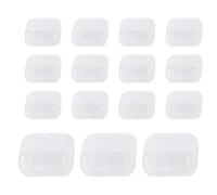 Générique Mini Boîte Transparente,15 Pièces 3,5x3,5x2cm Mini Boîtier Portable Transparent - Vitrine De Présentation - Pour Bijoux Bonbons Bouchons D'Oreilles Bureau Table Maison Chambre Intérieur