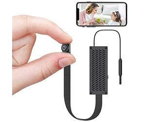 Générique Mini caméra Espion 4K/1080P HD caméra cachée DIY sans Fil Micro Camera Espion Mini Camera Surveillance intérieur/extérieur avec détection de Mouvement