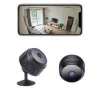 Générique Mini Caméra Espion Rotative 1080P WiFi avec Vision Nocturne et Détection de Mouvement - Surveillance Intérieur/Extérieur pour Enfants, Animaux et Sécurité Domestique