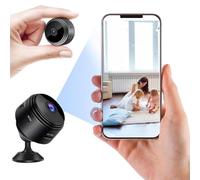 Générique Mini Camera Espion WiFi,1080P HD Mini Caméra Espion de Surveillance Interieur/extérieur,Nocturne et détection de Mouvement,Images Lisses,avec Fonction d'enregistrement.