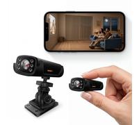 Générique Mini Caméra WiFi 1080P HD,Surveillance Maison Intérieur/Extérieur | Vision Nocturne,Détection de Mouvement, Alerte en Temps Réel Sur Mobile, Pour Garder un œil sur Bébé, Animal, Jardin ou Colis