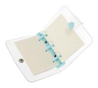 Générique Mini Carnet à Anneaux Transparent Petit Bloc-notes Portable pour Étudiants Organiseur de Poche pour Écriture et Planification Quotidienne