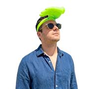 Générique Mini Chapeau de Soleil Amusant Accessoire Fantaisie Format Paume de Main, Petit Chapeau de Plage en Paille