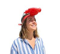 Générique Mini Chapeau de Soleil Amusant Accessoire Fantaisie Format Paume de Main, Petit Chapeau de Plage en Paille