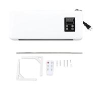 Générique Mini Climatiseur Portable, Refroidisseur d'air Portable Mural et Chauffage avec Télécommande, Ventilateur de Refroidissement Silencieux pour Chambre, Maison, Bureau (Blanc, 42cmX18cmX12cm)