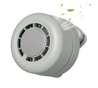 Générique Mini Clip Fan - Rechargeable Portable Bladeless Clip On Fan 3 Speed Adjustable Hands Free Small Personal Fans For Outdoor Office Commuting Travel Camping Hiking