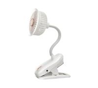 Générique Mini Clip Fan, USB Rechargeable Quiet Desk Fan, Portable Multi Functional Small Cool for Home Office Car Travel Camping and Outdoor Cooling, Lightweight & Travel Friendly, 4.33x2.36x9.06in