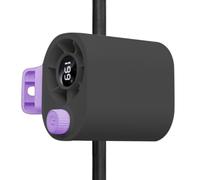 Générique Mini Clip on Fan - Bladeless USB Rechargeable Adjustable
