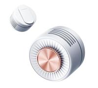 Générique Mini Clip On Fan - Portable Wearable 3 Speed USB Rechargeable | 360° Adjustable Hidden Blade Cooling | For Collar Belt Backpack Desk Office Outdoor Travel Commuting