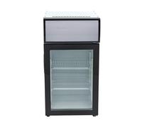 Mini Congélateur Vitré 50L - Avec Canopy - Température Jusqu’à -18°C - Compact et Performant - Idéal pour Bars, Commerces et Usage Domestique