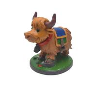 Générique Mini Cows | Resin Funny Animal Desk Decor - Miniature Figurines Cow Statue - for Home Bedroom Living Room Apartment Dorm Farmhouse Office Desk Table Shelf