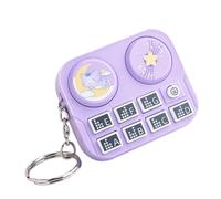 Générique Mini DJ Keychain - Portable Music Player Pendant Keyring, Creative DJ Theme Decorative Charm Accessory, Small Audio Device Style Ornament For Backpack Handbag Purse Travel Party Office Use
