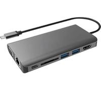 Dexlan Mini station d'accueil USB-C HDMI VGA LAN PD 100W