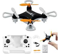 Générique Mini Drone 2026 pour Débutants Et Tous Âges : Vols Acrobatiques Faciles Et Figures À 360° - Idéal pour Les Débutants,Black