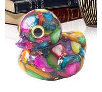 Générique Mini Duck Collectible - Farm Bird Ornament for Gift Giving | Lightweight Figurine with Colorful Finish, Tabletop Accent for Living Room Bedroom Or Holiday Decor Display 1.18x0.79x1.18 in