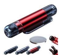 Générique Mini Emergency Car Escape Tool, 2-in-1 Emergency Window Breaker & Seatbelt Cutter, Automotive Safety Essentials, Car Window Breaker, Underwater Safety Hammer (Red,1 Pcs)