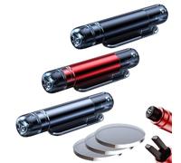 Générique Mini Emergency Car Escape Tool, 2-in-1 Emergency Window Breaker & Seatbelt Cutter, Automotive Safety Essentials, Car Window Breaker, Underwater Safety Hammer (Mix,3 Pcs)
