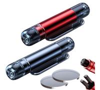 Générique Mini Emergency Car Escape Tool, 2-in-1 Emergency Window Breaker & Seatbelt Cutter, Automotive Safety Essentials, Car Window Breaker, Underwater Safety Hammer (Set A,2 Pcs)