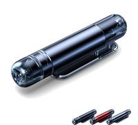 Générique Mini Emergency Car Escape Tool, 2-in-1 Spring-Loaded Car Window Breaker Seatbelt Cutter, Safety Emergency Escape Tools for Land Underwater (Dark Grey)