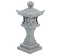 Générique Mini et Finition Soignée, Statue en Pagode de Résine Décoration Zen Petit Ornement Micro-Paysage Élégant Raffiné pour Jardin Coin Contemplation