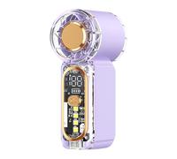 Générique Mini Fan Handheld - USB Rechargeable 3 Speed Adjustable, Quiet Noiseless Pocket Fan for Home, School, Travel, Commuting Walking Hiking Camping, Portable Cooling Device Use