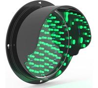 Générique Mini feu de signalisation LED - Lampe pédagogique Murale Rouge, Jaune et Verte pour péages Routiers - 30 cm, 24 V - Idéal pour la sécurité et l'éducation