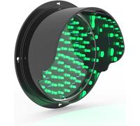 Générique Mini feu de signalisation LED - Lampe pédagogique Murale Rouge, Jaune, Verte pour gares de péage - 12,7 cm, 24 V, idéale pour l'éducation et la signalisation routière