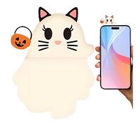 Générique Mini Figures, Ghost Smartphone Figurine, Peel-and-Stick Phone Decorations 0.98x0.59x1.38 inches, Cute Halloween-Themed Accessories Women and Men, Ideal for Crafting and Customizing Cases