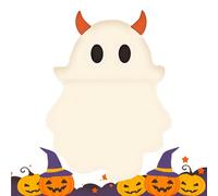 Générique Mini Figures, Ghost Smartphone Figurine, Peel-and-Stick Phone Decorations 0.98x0.59x1.38 inches, Cute Halloween-Themed Accessories Women and Men, Ideal for Crafting and Customizing Cases