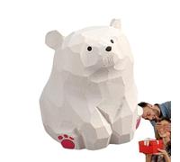 Générique Mini Figurines d'ours, Figurine d'ours sculptée en Bois pour Bureau, Jouets Miniatures à Collectionner, Figurines de Table pour Salle de ortoir, Table Basse, bibliothèque, Chevet