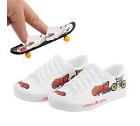 Générique Mini Finger Shoes, Stylish, - Ergonomic Premium Skateboard Chaussures De Toys, Tiny Baskets Scooter, Doigts Jouets Miniatures | Multipurpose Outdoor Indoor Utility Lightweight
