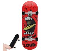 Générique Mini Finger Skateboard - 3,9 inches Ahorn Holzboard | 2.2cm Legierung Skateboard - Tragbares Kinder Spielzeug mit Kugellagerrädern für Geschicklichkeit, Koordination