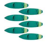 Générique Mini Finger Surfboard Set, 6-Piece Fingerboard Surfer Toy Kit, Pocket-Sized Riders, 12x3.4x1.4cm, Bright Colors, Fun Desk Game for Beach Vibes, Classrooms, Cars, and Decor Window Accents