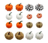Générique Mini Foam Pumpkins 16 Pack Artificial Fall Centerpieces for Decor