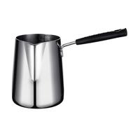 Générique Mini Friteuse Acier Inoxydable Petite Casserole Multifonctionnelle Portable Compatible Gaz et Induction Outil de Cuisine Léger et Ergonomique pour Maison