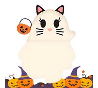 Générique Mini Ghost Figurines for Phone, Peel and Stick Halloween Decoration, Cute Phones Dashboard Ornament Men, Women, Tablet, Car, Desk, Spooky Accessories for Halloween