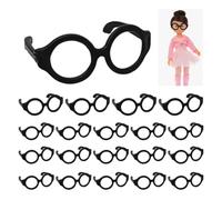 Générique Mini Glasses for Dolls 20Pcs Small Lensless Glasses