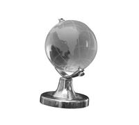 Générique Mini Globe Terrestre Décoratif en Cristal Transparent Ornement Géographique de Table Présent Mariage et Fête Décoration Élégante pour Bureau et Maison Accessoire Déco Original