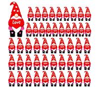 Générique Mini GNOME Figurines | 1.57In Valentines Day Table Decor 50 Pieces Miniature Dwarf Statues Rubber Tiny Ornaments Desktop Shelf Counter Decoration | Home Living Room Kitchen Holiday Party