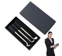 Générique Mini Golf Pen Set - 18.5x9.4x2.2cm Golf Ball Club Pen Set