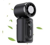 Générique Mini Handheld Clip Fan, Clip On Fan | USB Rechargeable 3000mAh 180 Degree Adjustable | Mini Handheld Fans | Rechargeable For Home Travel School Office Camping Outdoor Activities