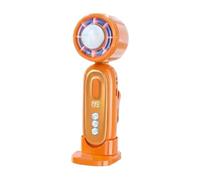 Générique Mini Handheld Fan Rechargeable Cooling With Back Clip