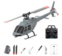 Générique Mini hélicoptère RC A60 à l'échelle 1/42 de Classe 90, Avion télécommandé 2,4 GHz 4 canaux avec Gyroscope 6 Axes, Maintien de l'altitude par Flux Optique et décollage (RTF)