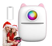 Générique Mini Image - Température - Téléphonique sans Fil Sensible À La Température Au Format De Poche Petite pour Les Notes, Listes De Courses, Portables en Noir Et Bla