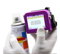 Générique Mini Imprimante a Jet d'encre Portable, Machine de Codage a Jet d'encre Portable avec Cartouche de 40Ml + 28 Langues Disponibles, pour Numéro de Lot, Date, Logo, Code QR, Code-Barres