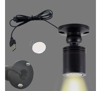 Générique Mini Lampe Projecteur - Portable Réglable À LED, Lumière D'affichage D'œuvres D'art, Éclairage D'accentuation Mural, De Vitrine Pour | Lampe Compacte À Intensité Variable Conçue Pour Met