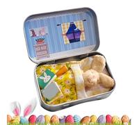 Générique Mini Lapin Cadeau de Pâques, Mignon Petit Lapin de Poche dans Une boîte | Petit en Peluche pour Adoption d'animaux de Compagnie, Panier de pâques pour, fête d'anniversaire