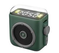 Générique Mini Lautsprecher Mit Magnetischer Rückseite & Clip | Tragbarer Kabelloser Speaker Für Outdoor, Reisen, Fitness & Auto | ABS Gehäuse, Klarer Sound, Kompakt & Stylisch